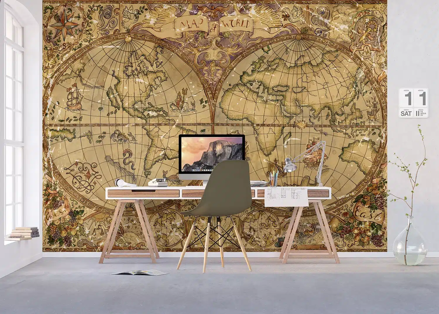 Vintage Map | Made-to-Measure Wallpaper | Artlook | FT5P 352243 4