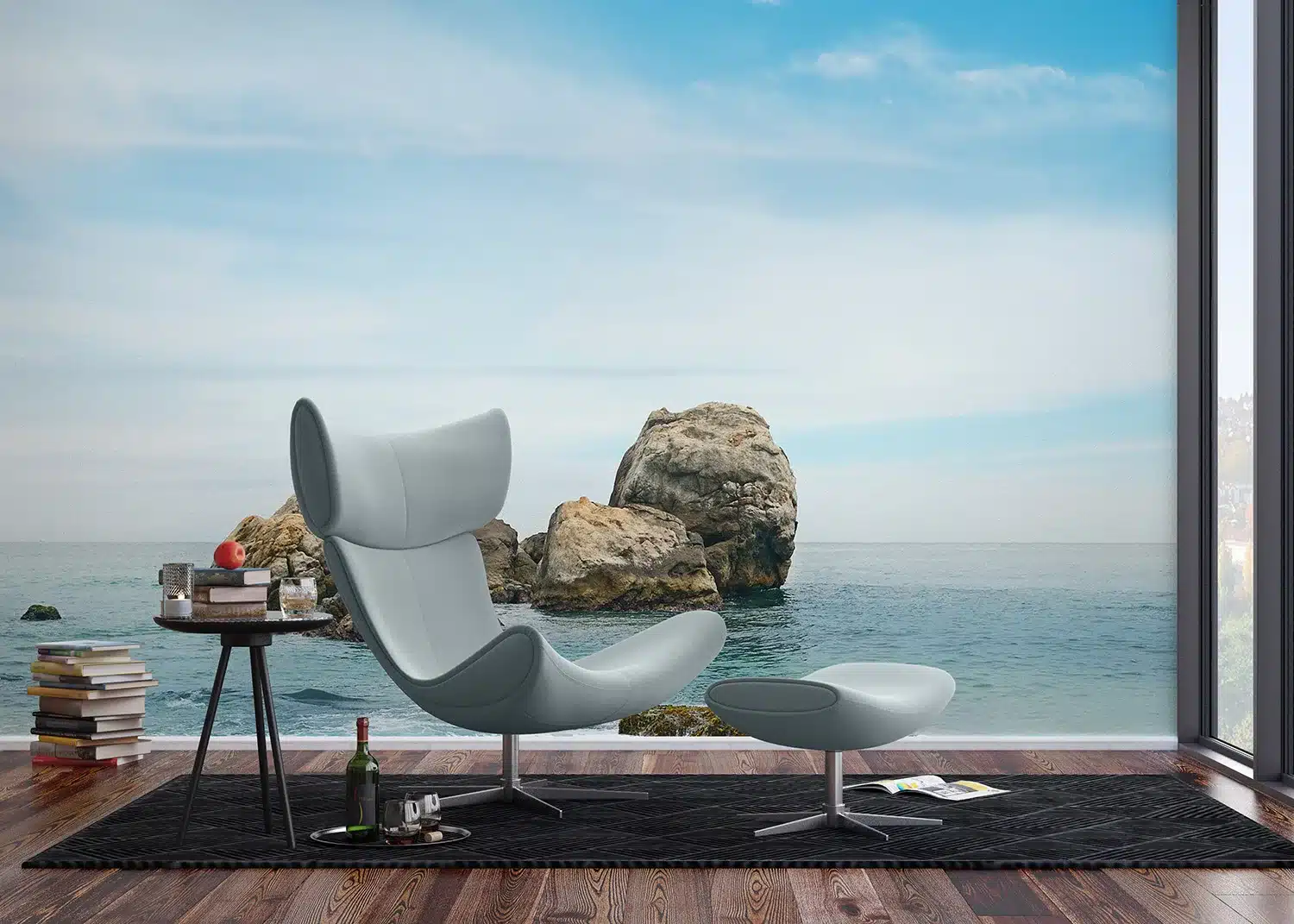 Wall Mural Sea Boulders, Made to Measure, FT5P 352249