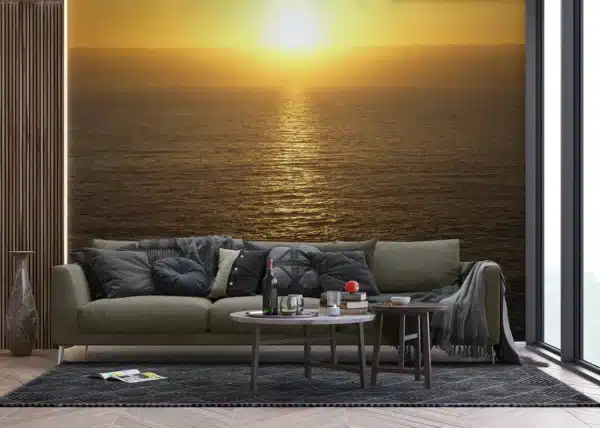 Yellow Ocean Sunset | Made-to-Measure Wallpaper | Artlook | FT5P 352255