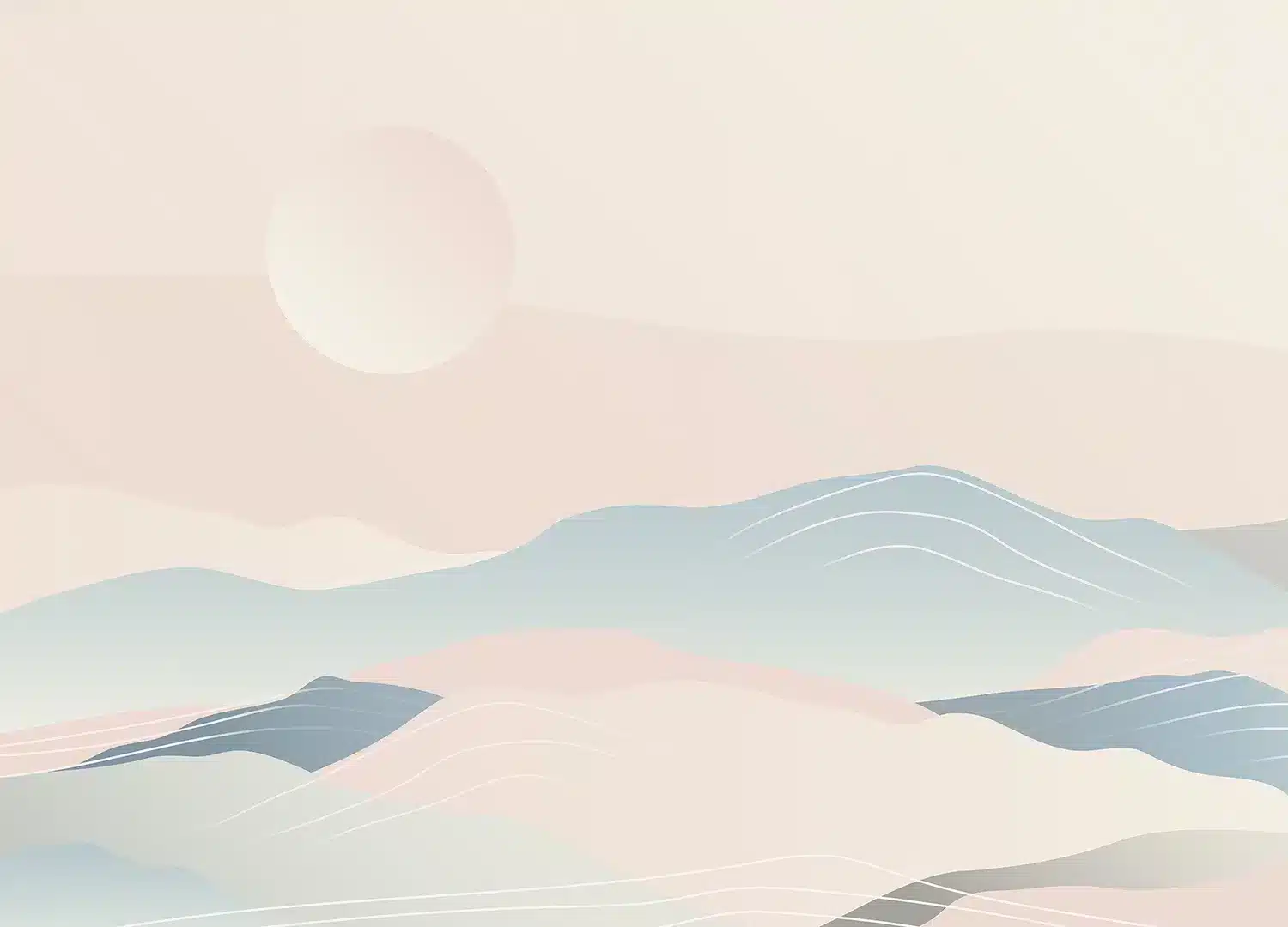 Pastel Landscape | Made-to-Measure Wallpaper | Artlook | FT5P 352263
