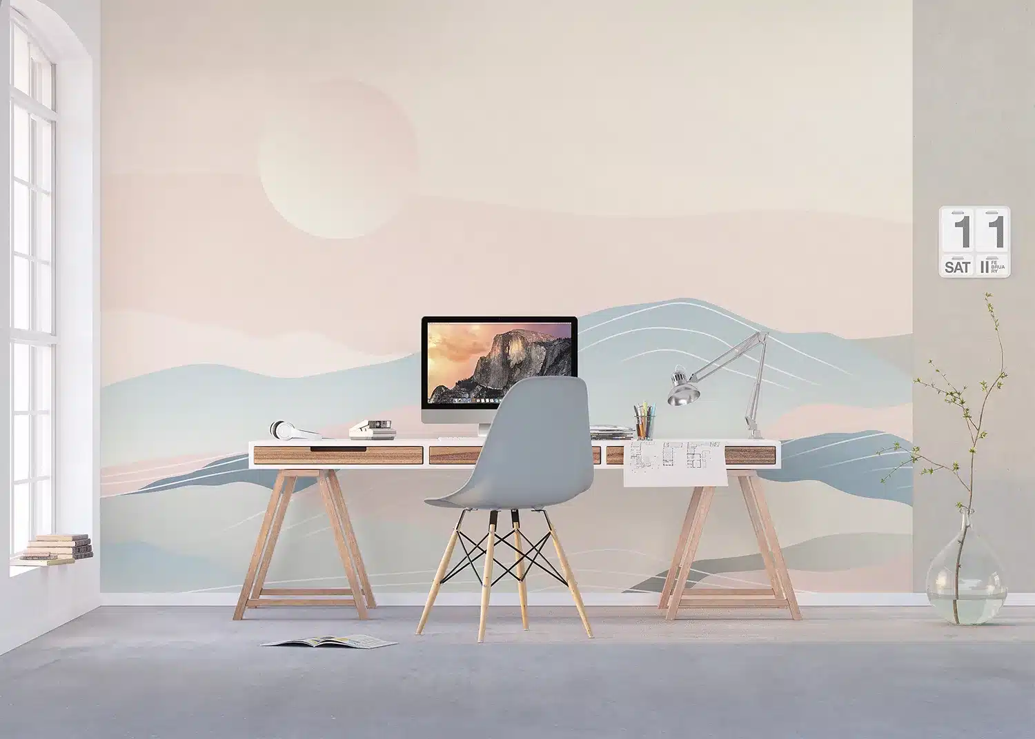 Pastel Landscape | Made-to-Measure Wallpaper | Artlook | FT5P 352263