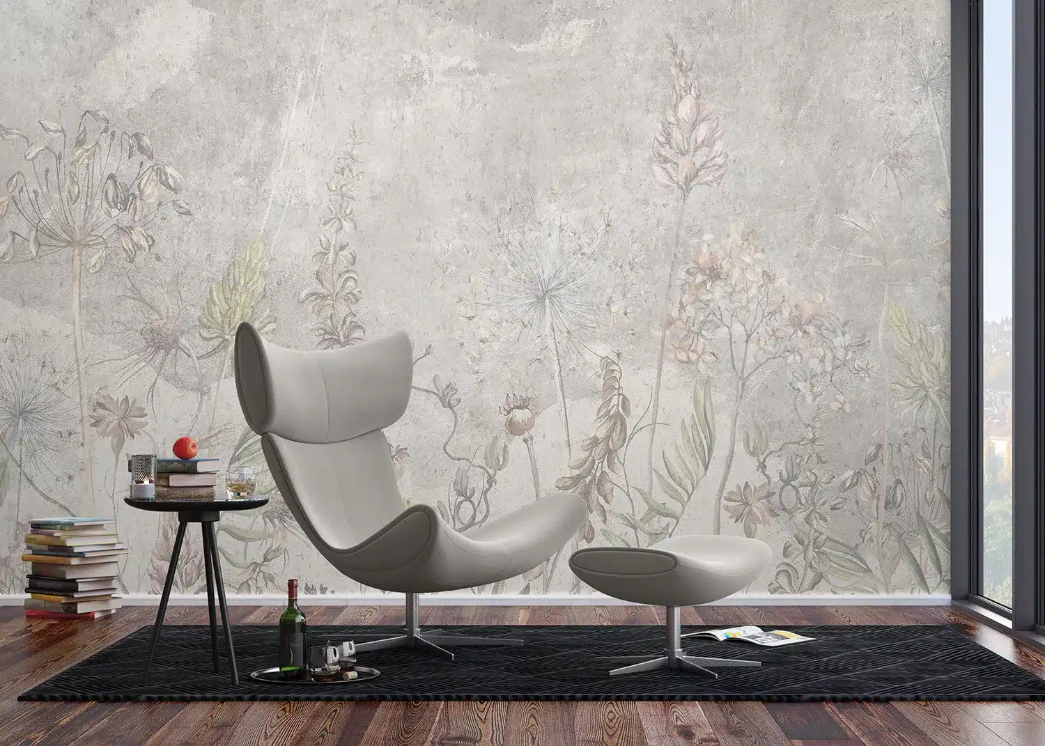 Vintage Garden Blooms | Made-to-Measure Wallpaper | Artlook | FT5P 352265 2
