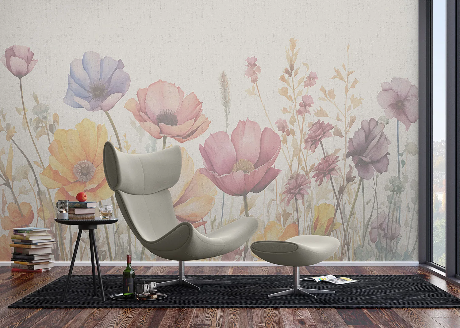 Wall Mural Botanical Canvas, Made to Measure, FT5P 352271 3