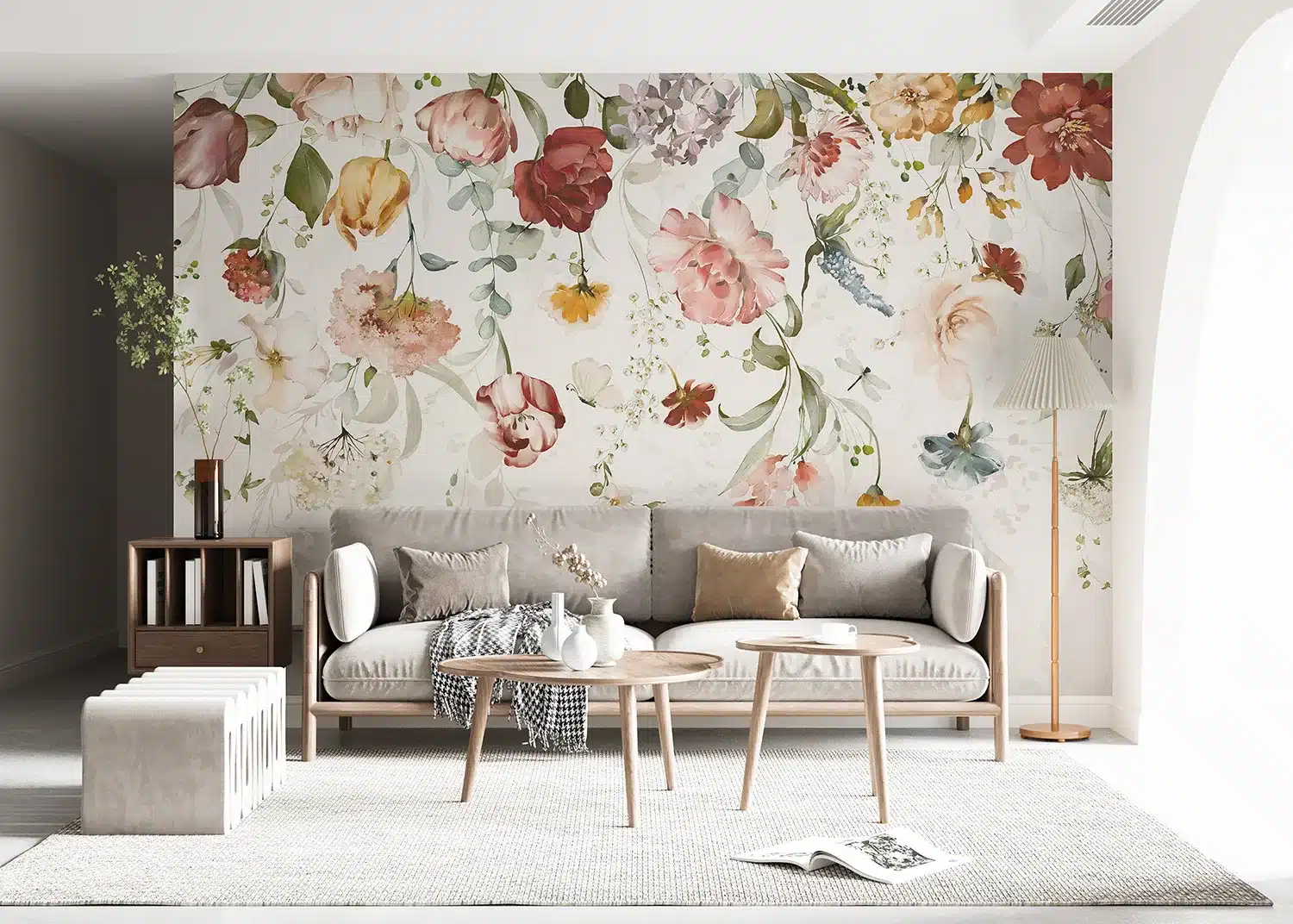 Painterly Garden | Made-to-Measure Wallpaper | Artlook | FT5P 352287 3