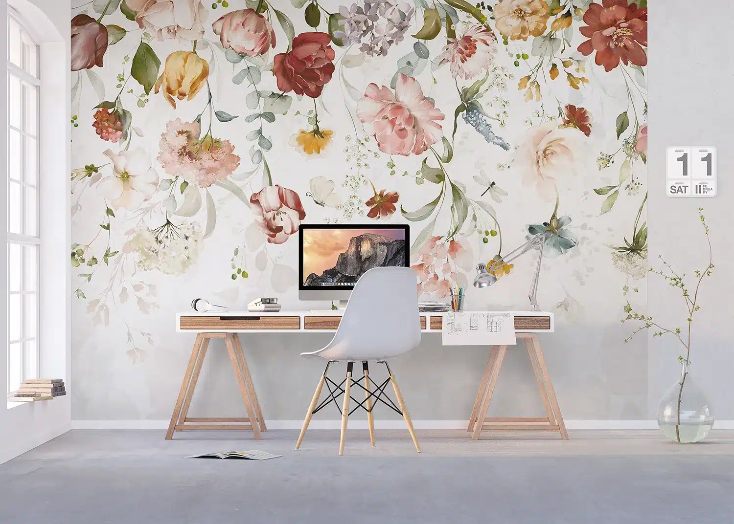 Painterly Garden | Made-to-Measure Wallpaper | Artlook | FT5P 352287
