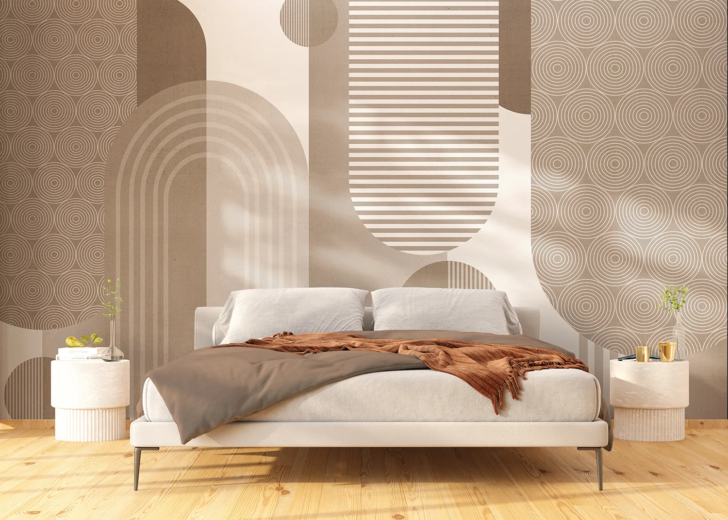 Beige Composition | Made-to-Measure Wallpaper | Artlook | FT5P 352305