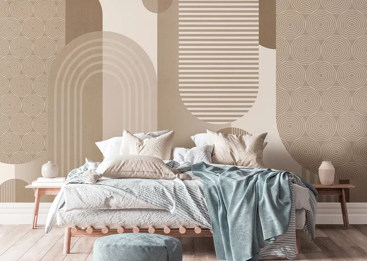 Beige Composition | Made-to-Measure Wallpaper | Artlook | FT5P 352305 3