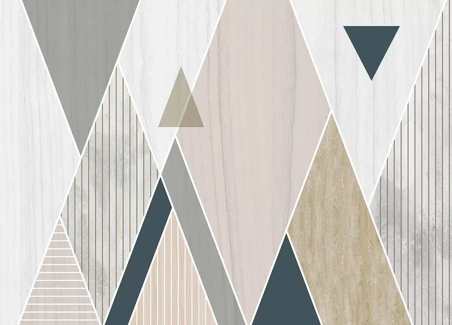 Triangular Composition | Made-to-Measure Wallpaper | Artlook | FT5P 352307