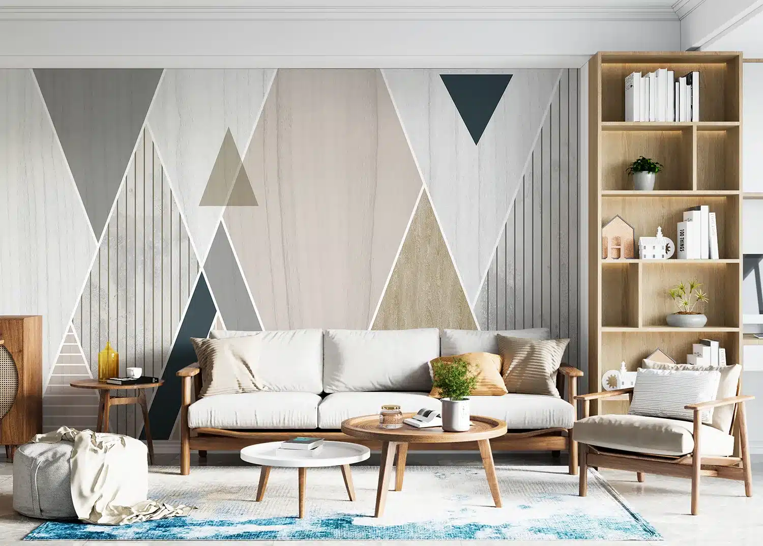 Triangular Composition | Made-to-Measure Wallpaper | Artlook | FT5P 352307 3