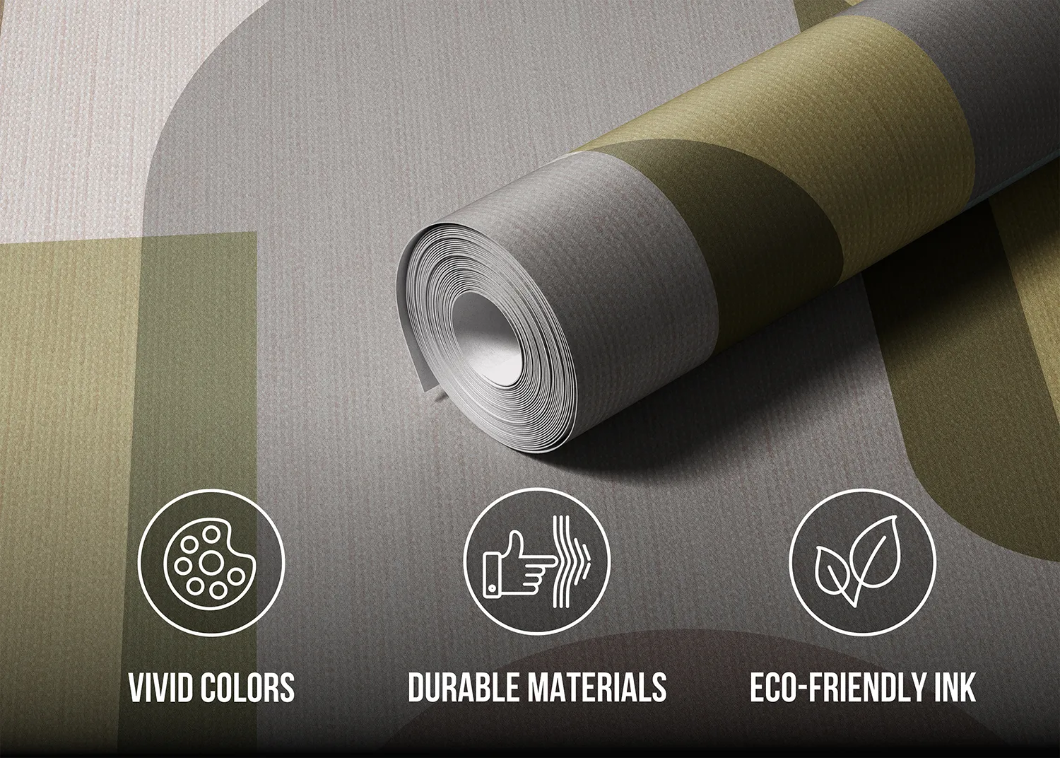 Olive Composition | Made-to-Measure Wallpaper | Artlook | FT5P 352311 4