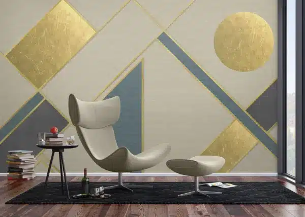 Golden Geometry | Made-to-Measure Wallpaper | Artlook | FT5P 352315