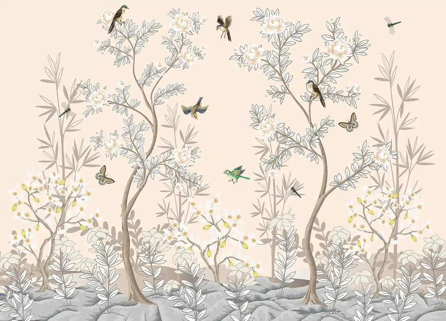 Chinoiserie Birds | Made-to-Measure Wallpaper | Artlook | FT5P 352365