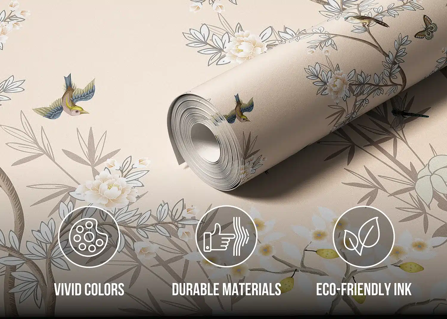 Chinoiserie Birds | Made-to-Measure Wallpaper | Artlook | FT5P 352365 4