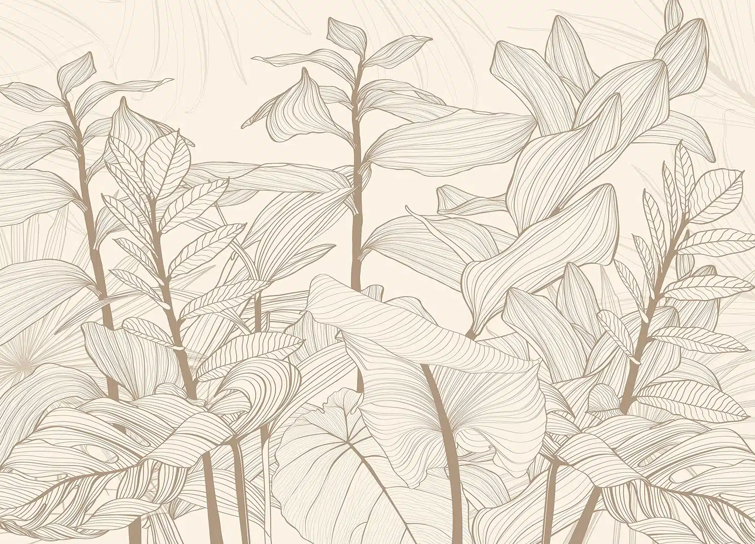 Seamless Tropical Lines | Made-to-Measure Wallpaper | Artlook | FT5P 352367