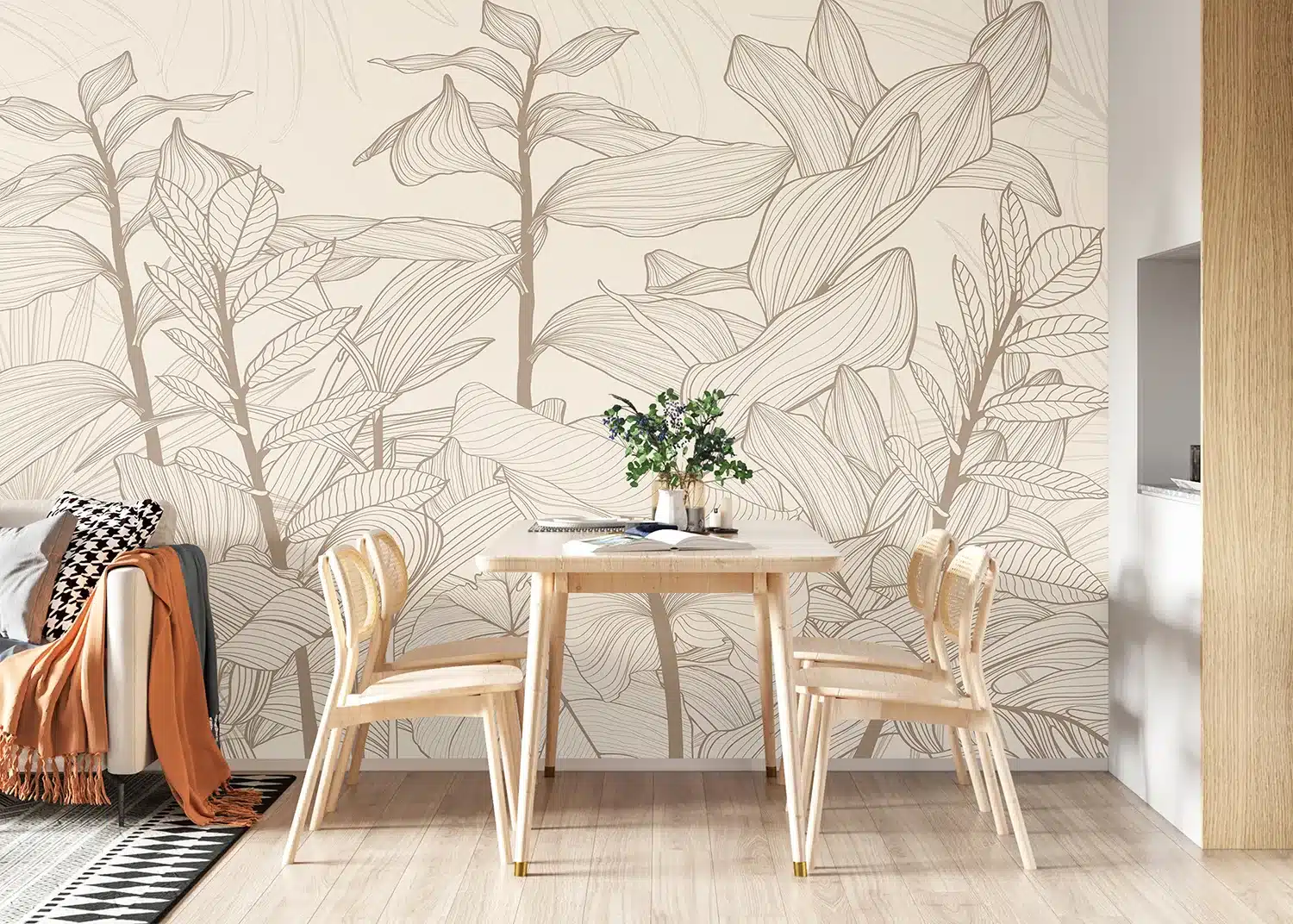 Seamless Tropical Lines | Made-to-Measure Wallpaper | Artlook | FT5P 352367