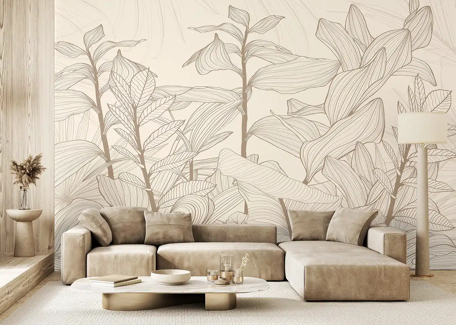 Seamless Tropical Lines | Made-to-Measure Wallpaper | Artlook | FT5P 352367 2