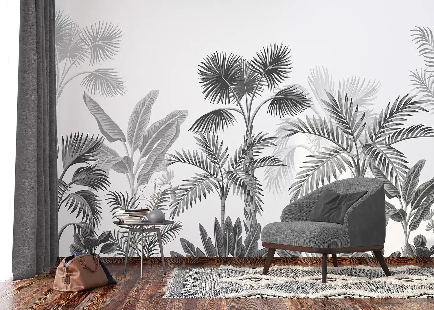 Jungle Noir | Made-to-Measure Wallpaper | Artlook | FT5P 352377 2