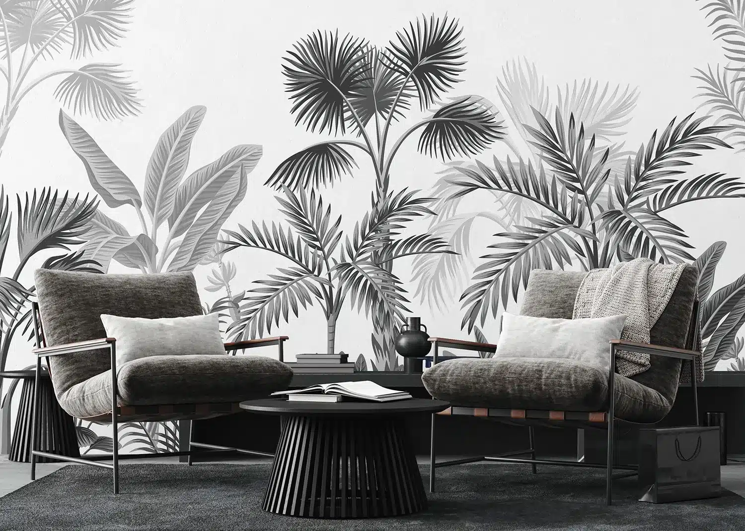 Jungle Noir | Made-to-Measure Wallpaper | Artlook | FT5P 352377 3
