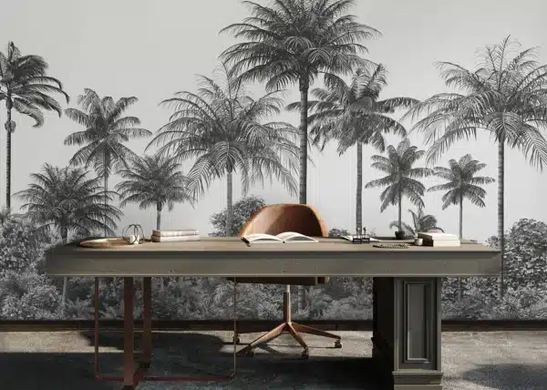 Palm Noir | Made-to-Measure Wallpaper | Artlook | FT5P 352391