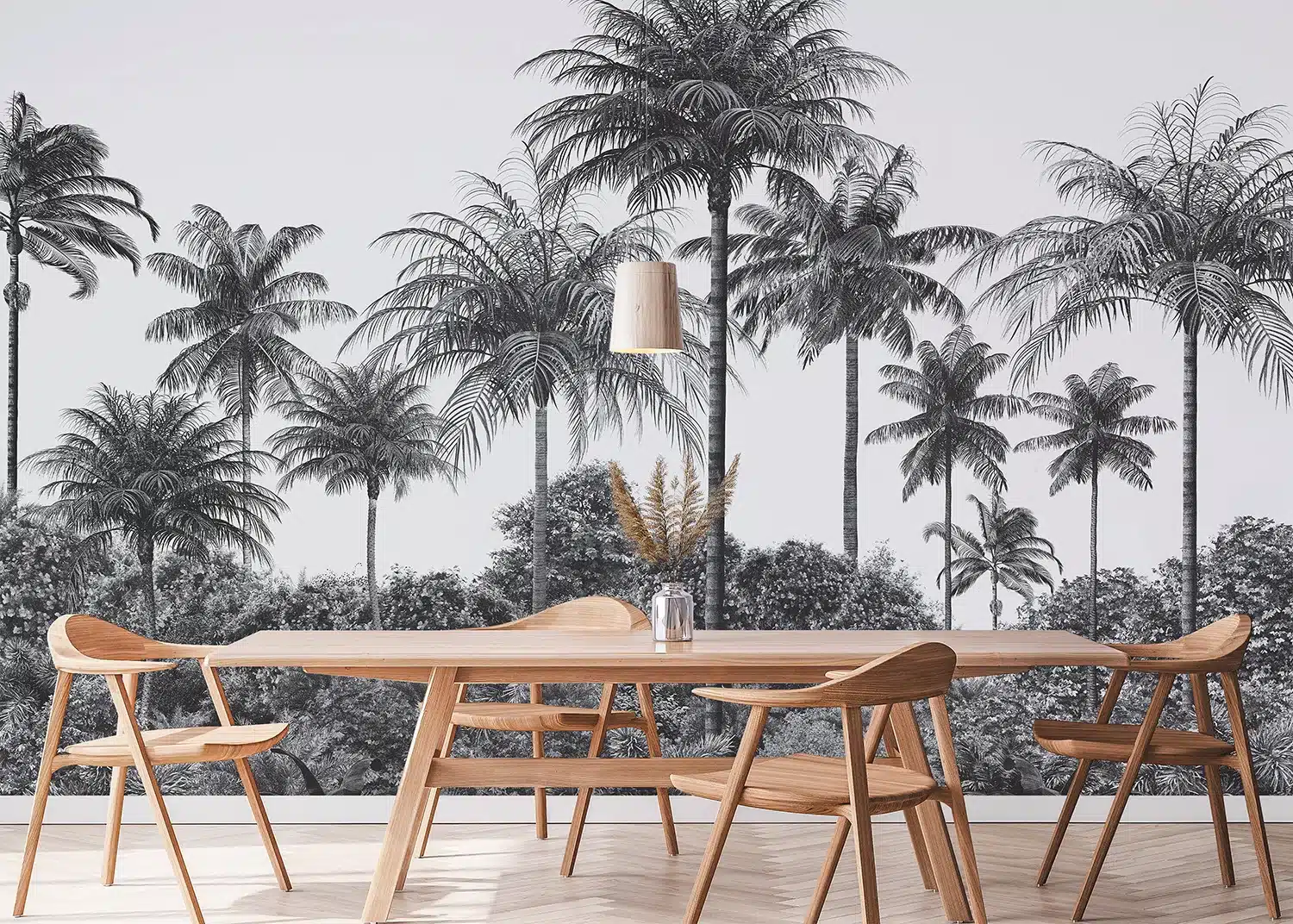 Palm Noir | Made-to-Measure Wallpaper | Artlook | FT5P 352391 3
