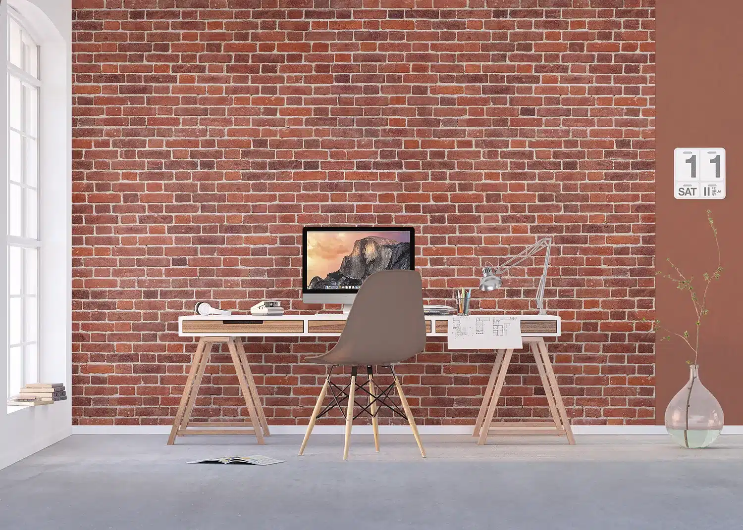Red Bricks | Made-to-Measure Wallpaper | Artlook | FT5P 352429