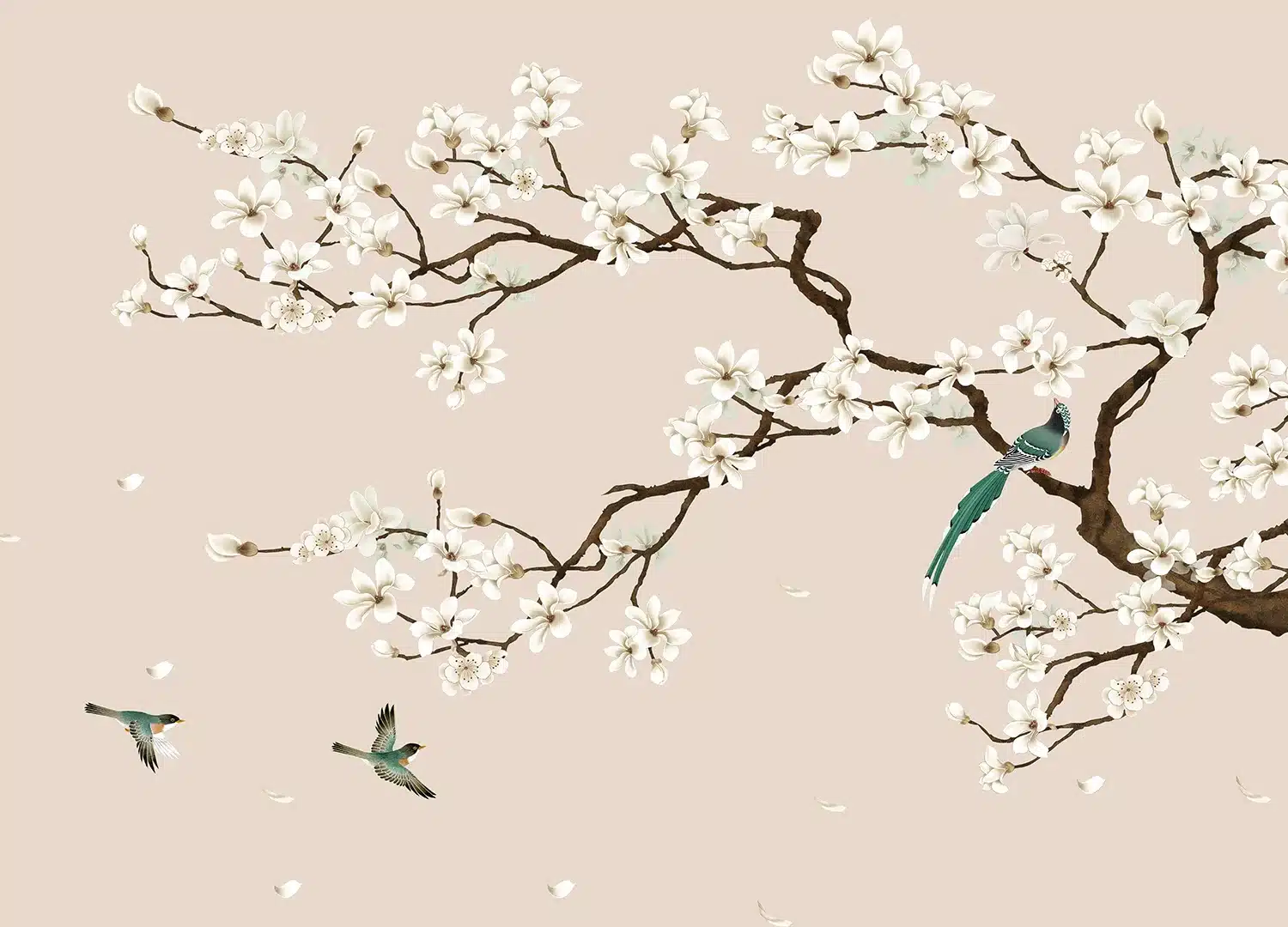 Coffee Chinoiseri | Made-to-Measure Wallpaper | Artlook | FT5P 352467