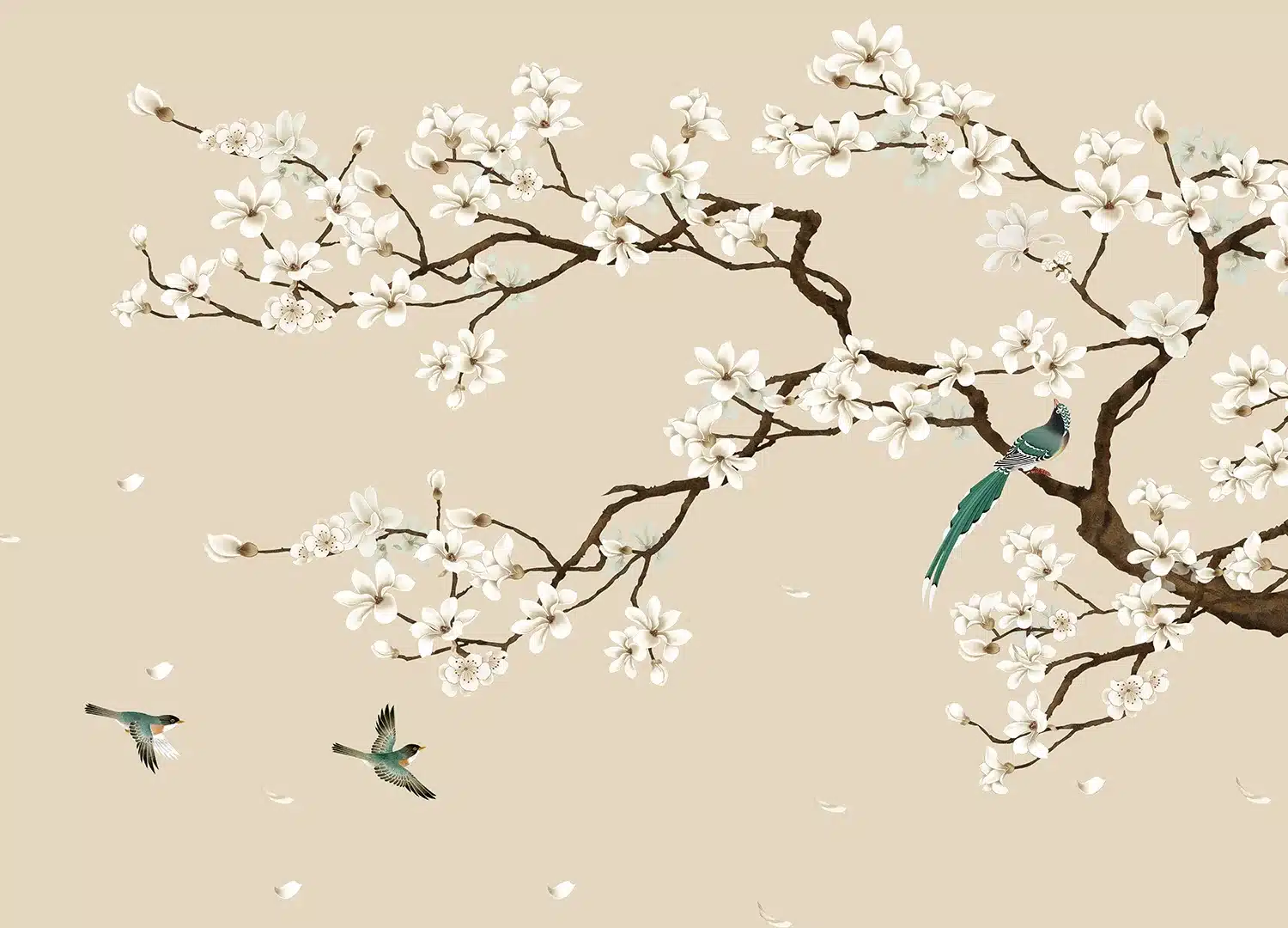 Beige Chinoiseri | Made-to-Measure Wallpaper | Artlook | FT5P 352469