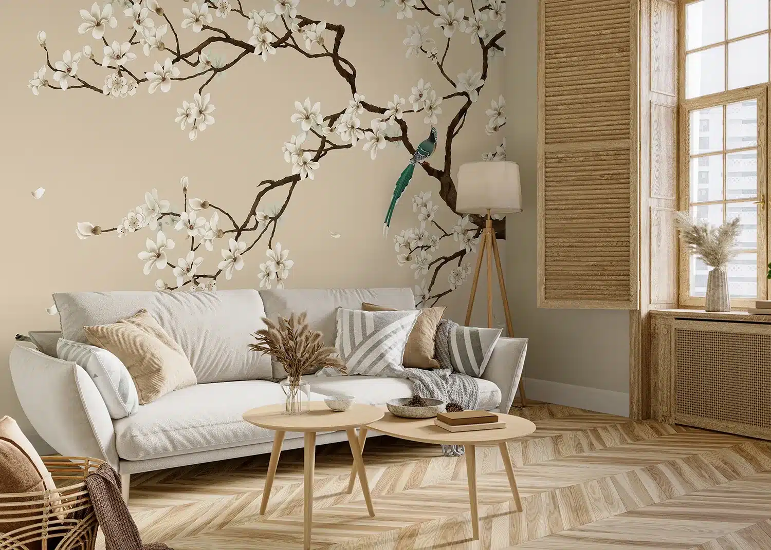 Beige Chinoiseri | Made-to-Measure Wallpaper | Artlook | FT5P 352469 2