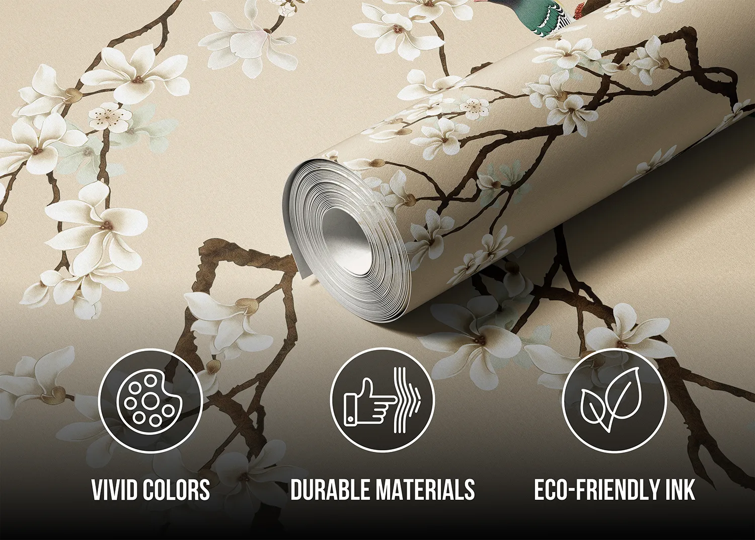 Beige Chinoiseri | Made-to-Measure Wallpaper | Artlook | FT5P 352469 5