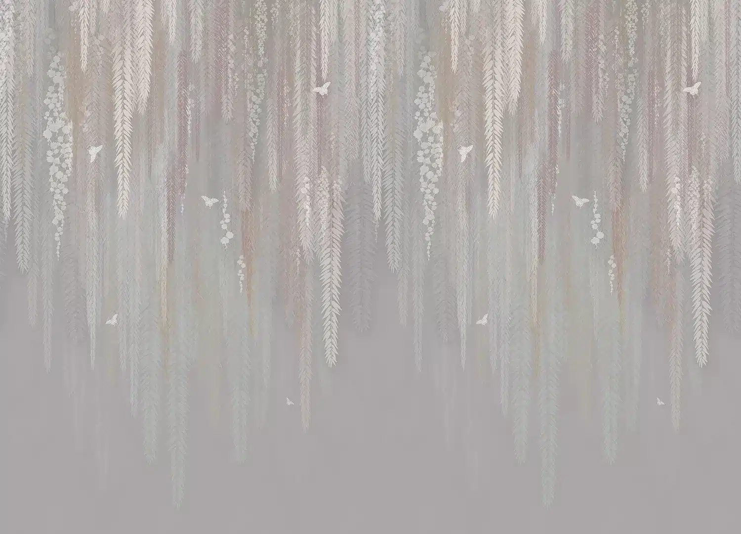 Grey Hanging Tropics | Made-to-Measure Wallpaper | Artlook | FT5P 352477