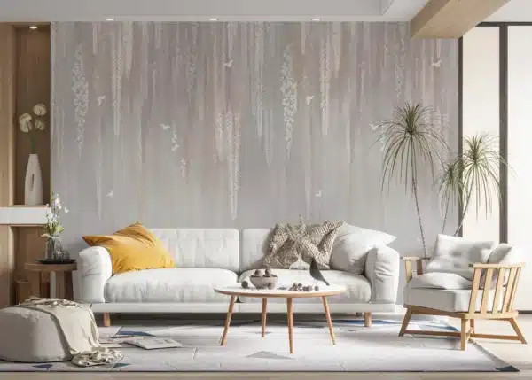 Grey Hanging Tropics | Made-to-Measure Wallpaper | Artlook | FT5P 352477