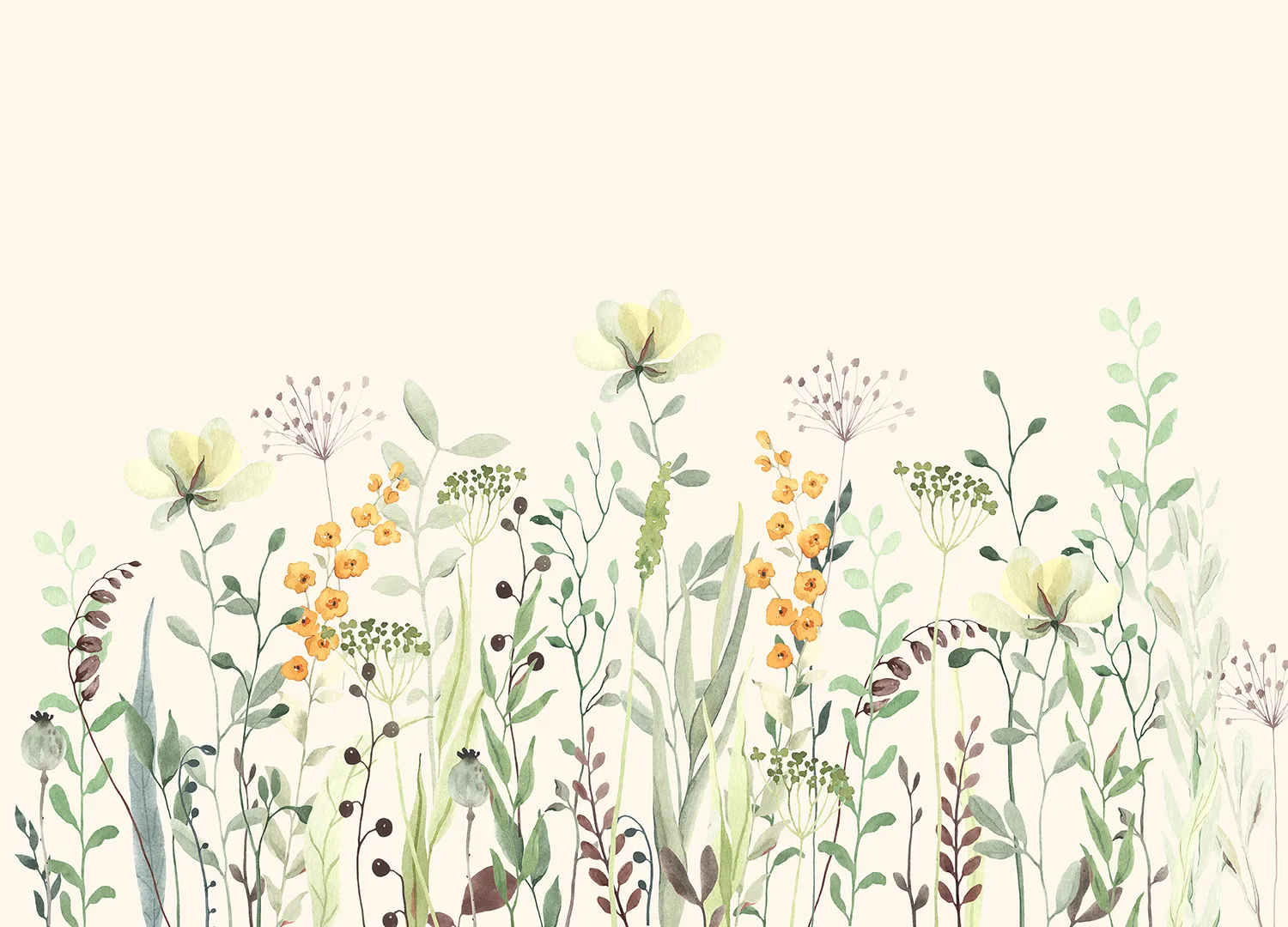 Soft Botanics | Made-to-Measure Wallpaper | Artlook | FT5P 352479