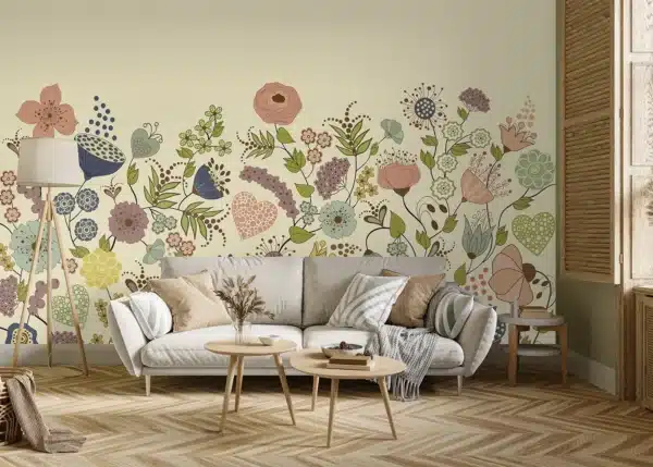 Green Blooming Garden | Made-to-Measure Wallpaper | Artlook | FT5P 352481