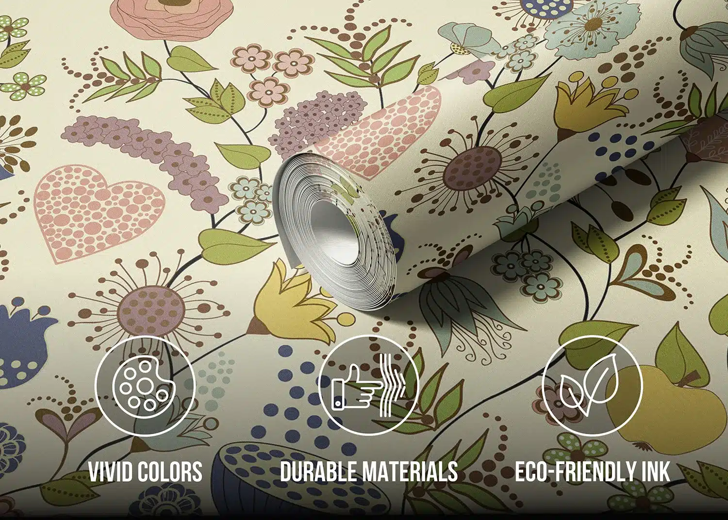 Green Blooming Garden | Made-to-Measure Wallpaper | Artlook | FT5P 352481 4