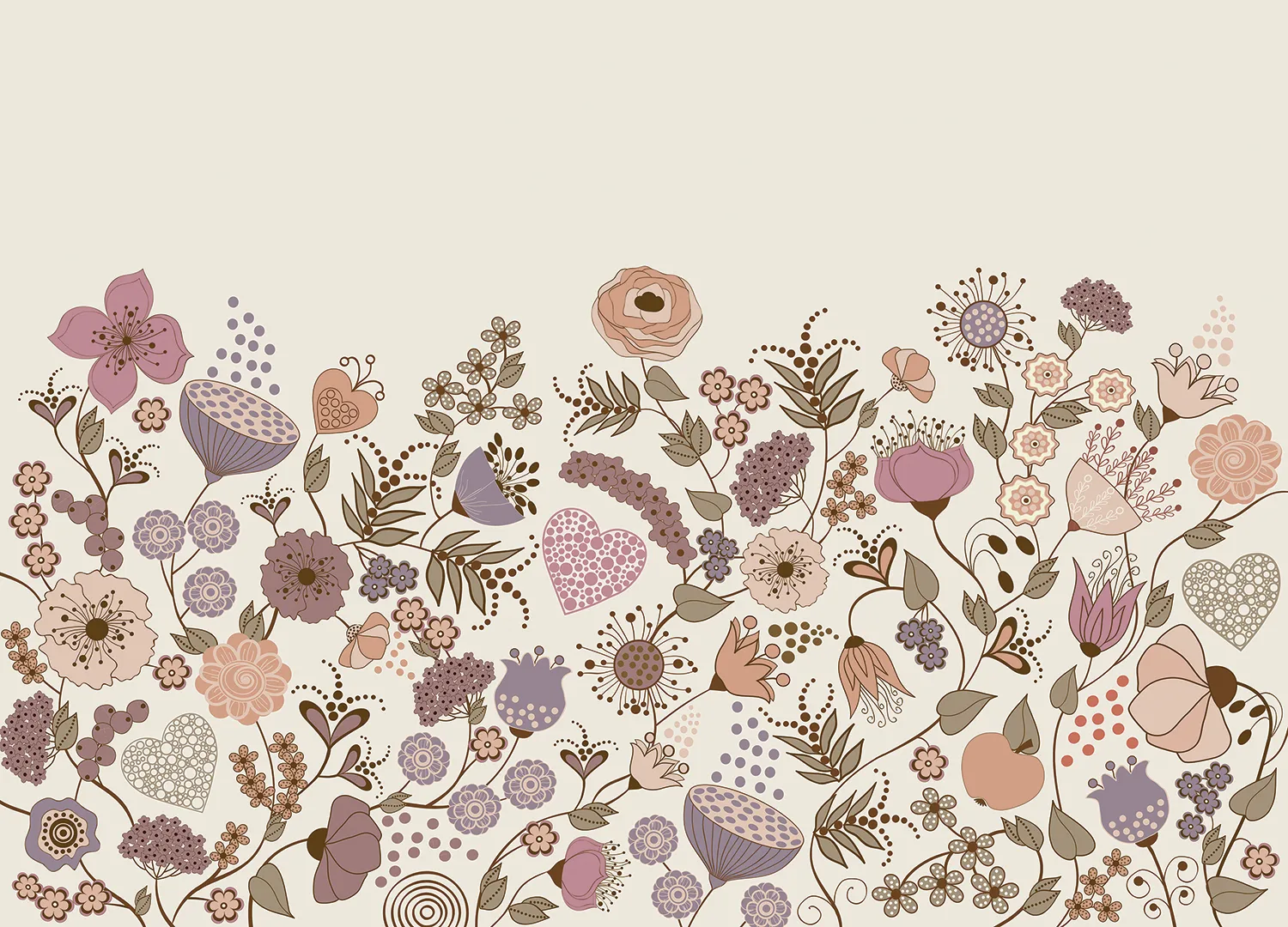 Vintage Blooming Garden | Made-to-Measure Wallpaper | Artlook | FT5P 352483