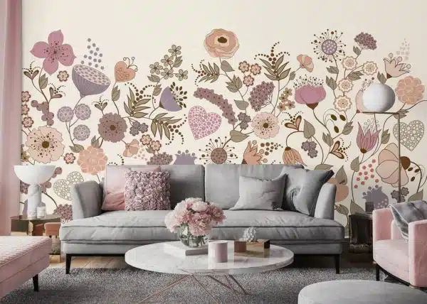 Vintage Blooming Garden | Made-to-Measure Wallpaper | Artlook | FT5P 352483