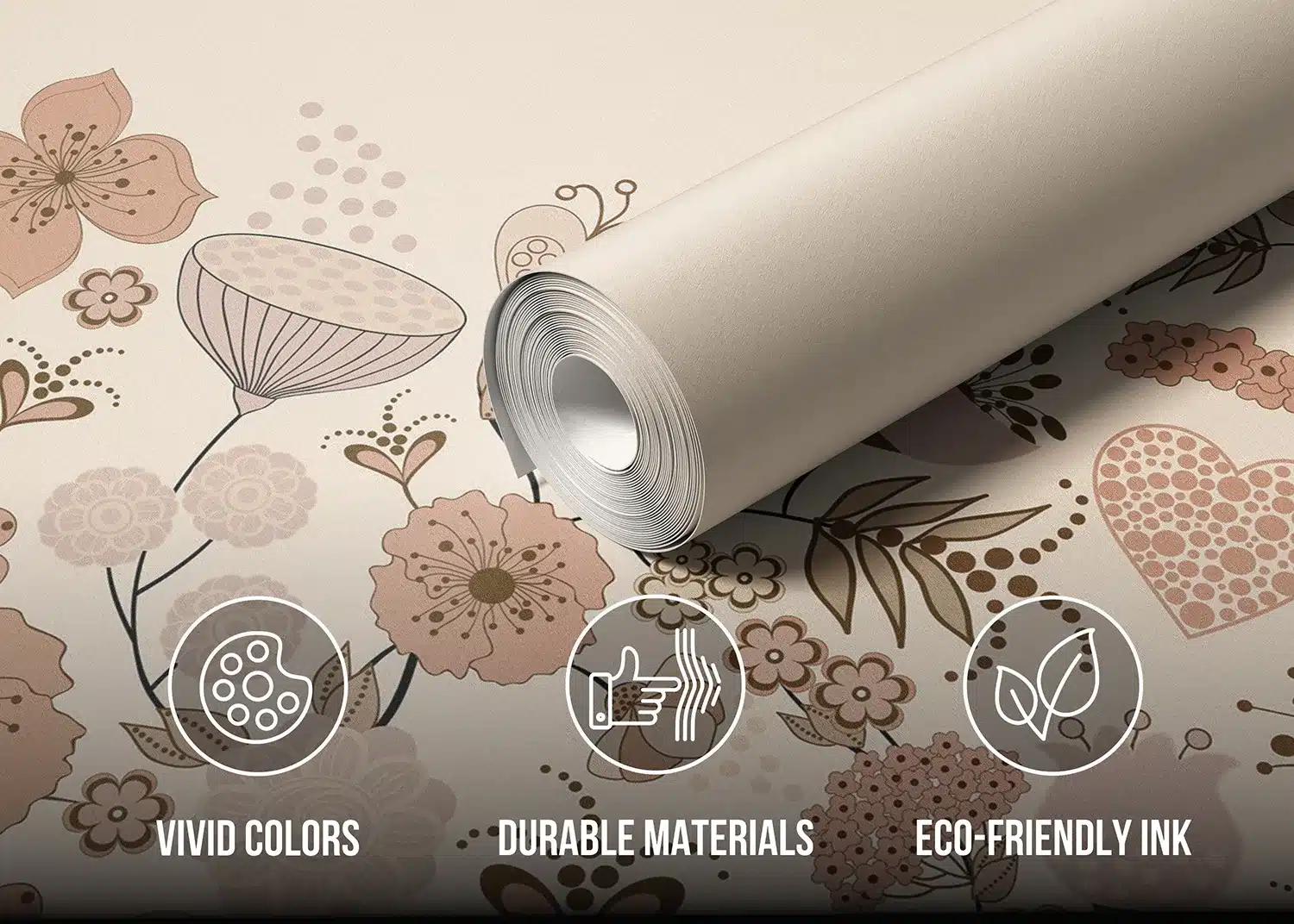 Pink Blooming Garden | Made-to-Measure Wallpaper | Artlook | FT5P 352487 4