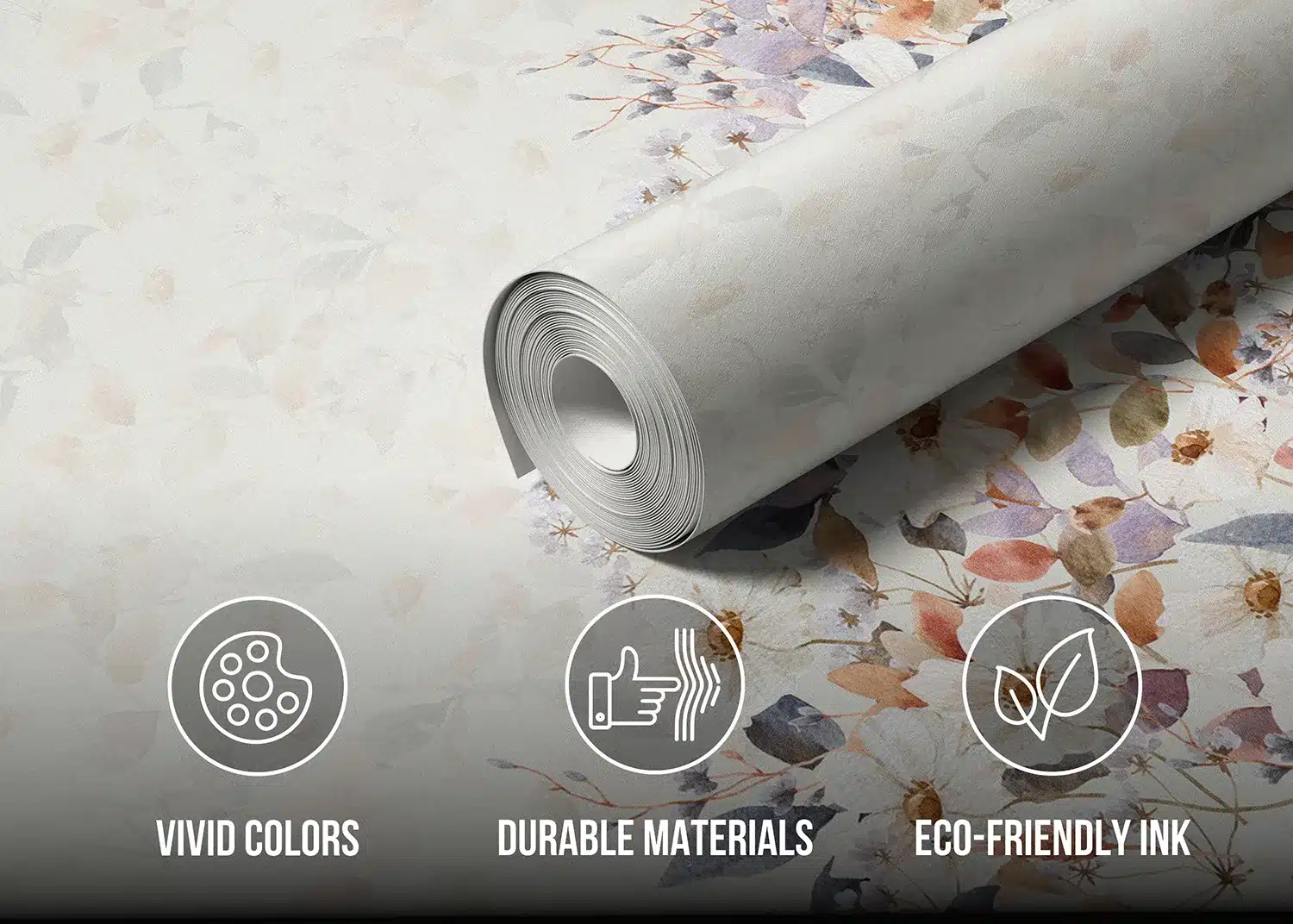 Grey Daisy Bloom | Made-to-Measure Wallpaper | Artlook | FT5P 352489 4