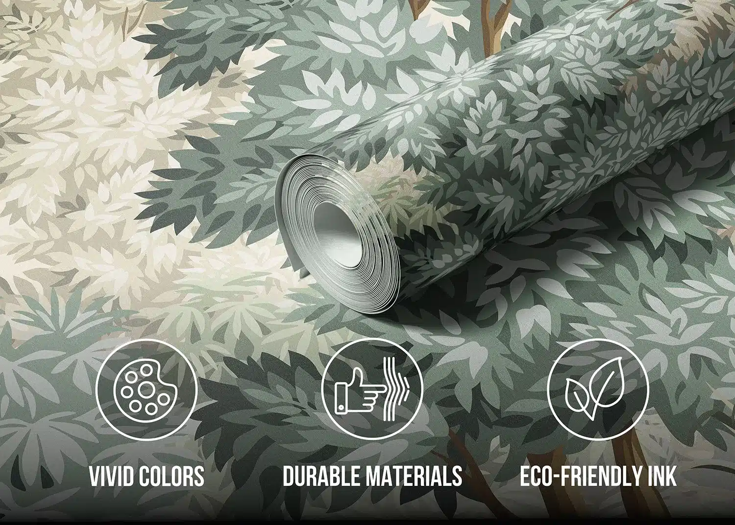 Botanical Woodland | Made-to-Measure Wallpaper | Artlook | FT5P 352495 4