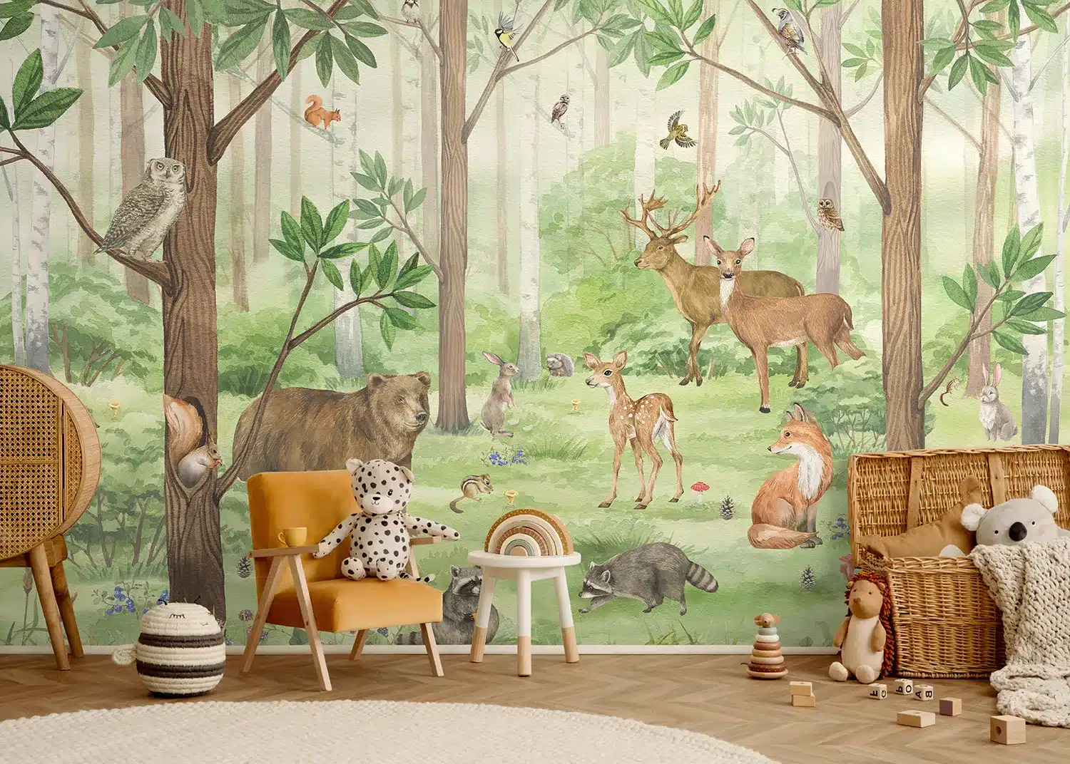 Playful Forest | Made-to-Measure Kids Wallpaper | Artlook | FTD5P 3053 2