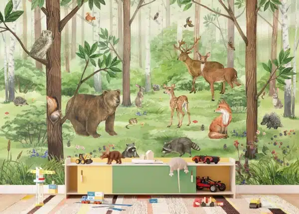 Playful Forest | Made-to-Measure Kids Wallpaper | Artlook | FTD5P 3053
