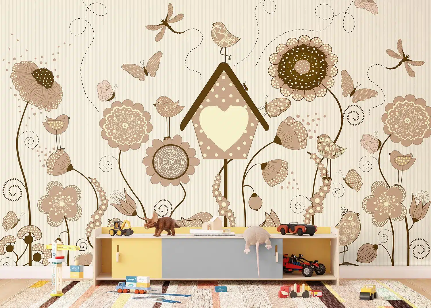 Sunlit Garden | Made-to-Measure Kids Wallpaper | Artlook | FTD5P 352083 2