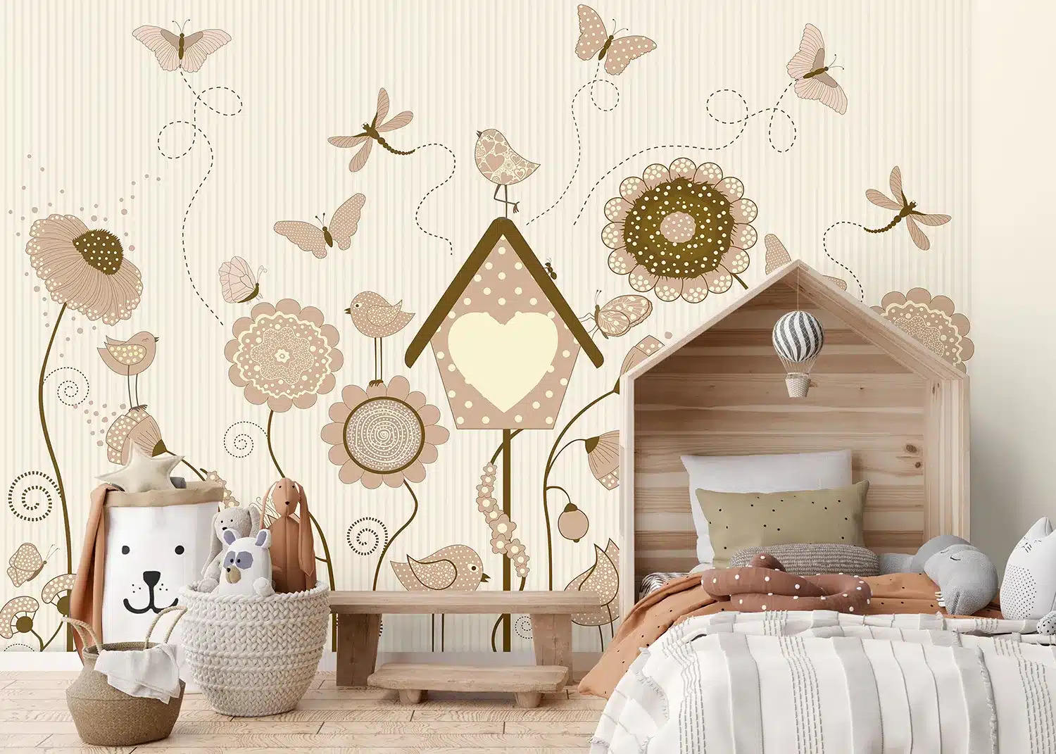 Sunlit Garden | Made-to-Measure Kids Wallpaper | Artlook | FTD5P 352083 3