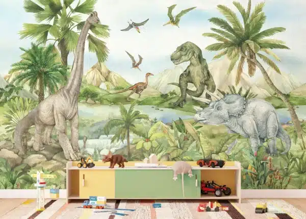 Dino World | Made-to-Measure Kids Wallpaper | Artlook | FTD5P 352179