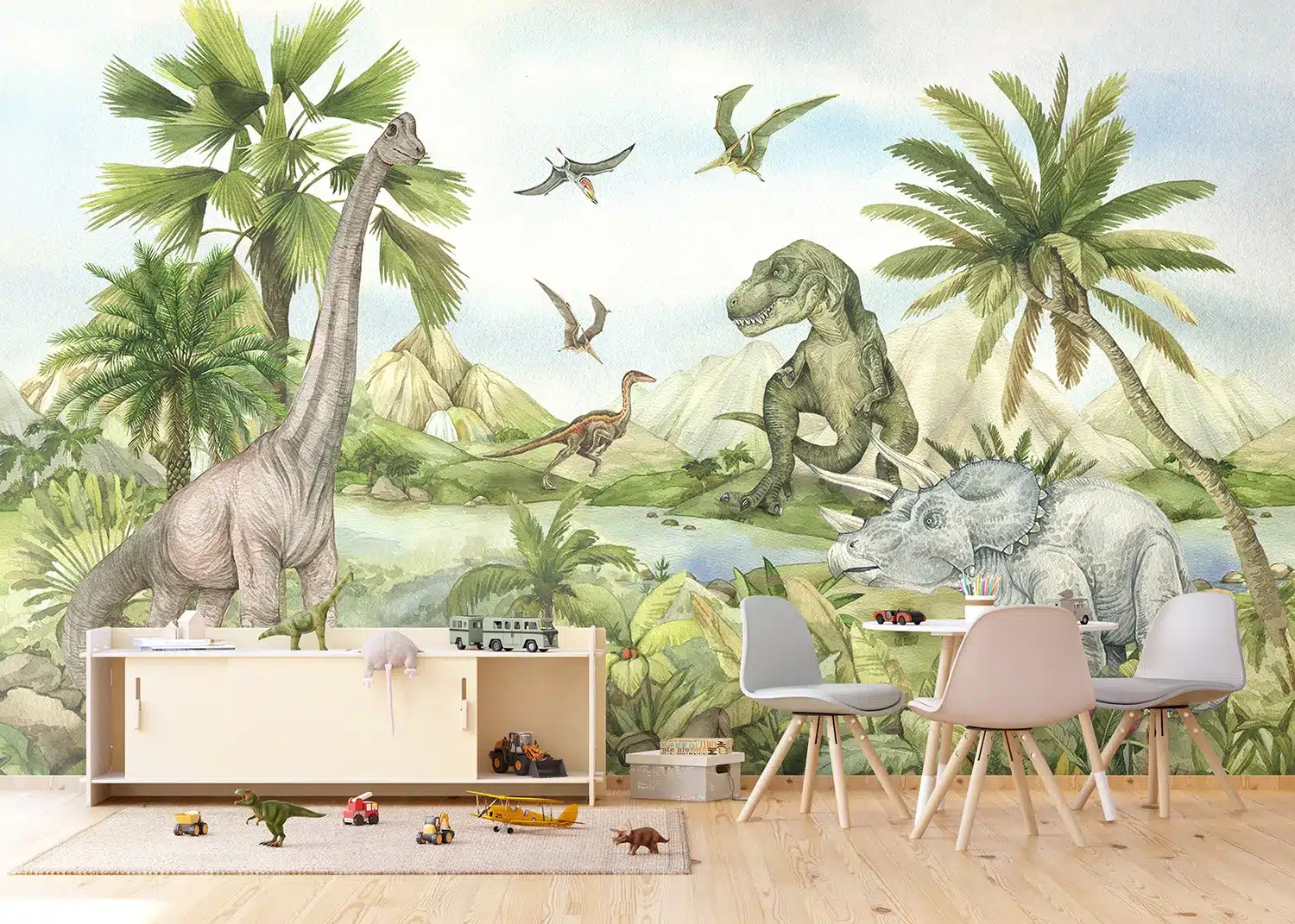 Dino World | Made-to-Measure Kids Wallpaper | Artlook | FTD5P 352179 3