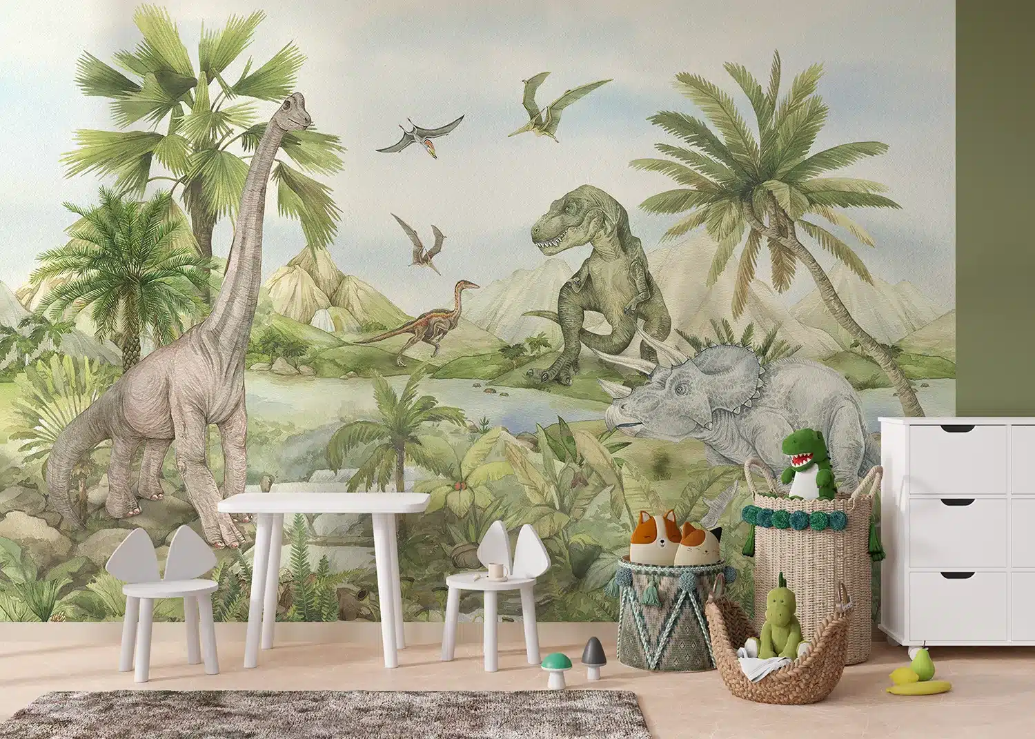 Dino World | Made-to-Measure Kids Wallpaper | Artlook | FTD5P 352179 4