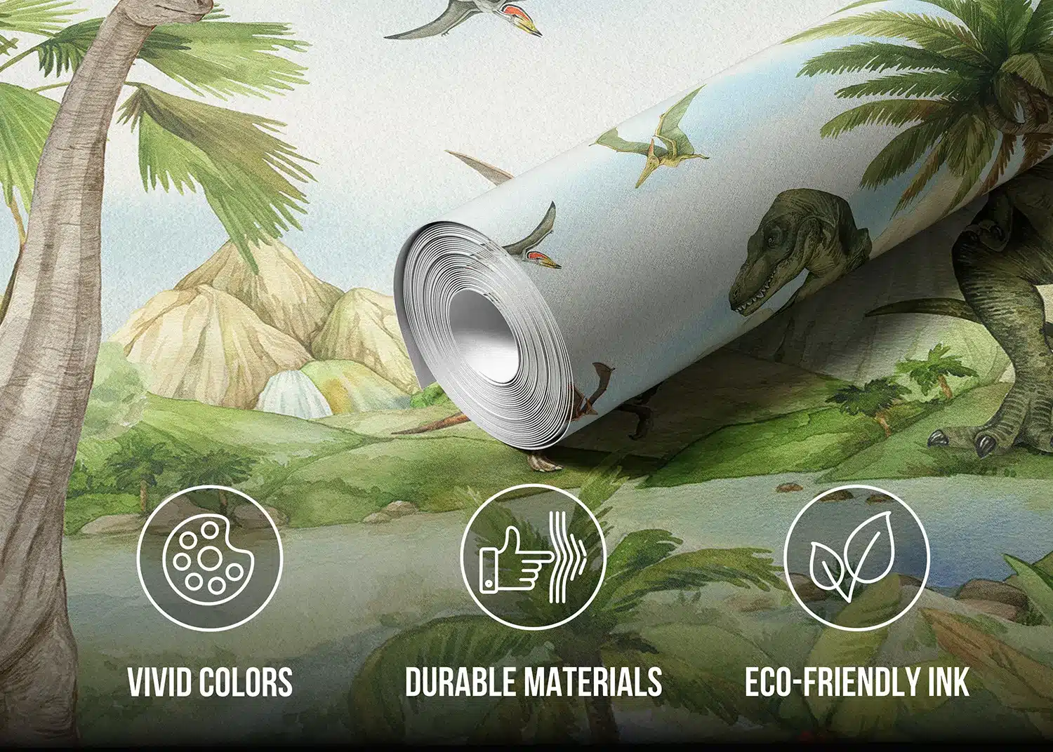 Dino World | Made-to-Measure Kids Wallpaper | Artlook | FTD5P 352179 5
