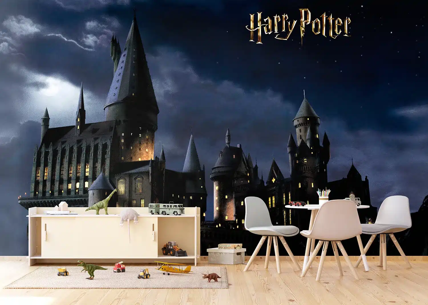 Harry Potter Hogwarts | Made-to-Measure Kids Wallpaper | Artlook | FTD5P 352183 2