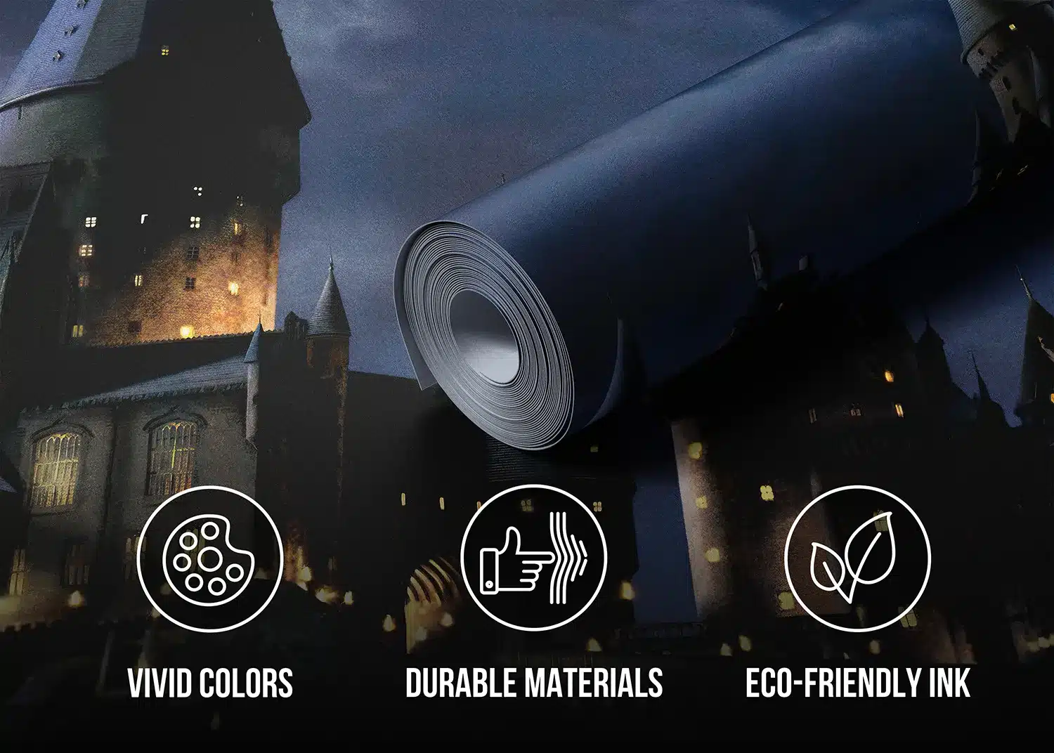 Harry Potter Hogwarts | Made-to-Measure Kids Wallpaper | Artlook | FTD5P 352183 3