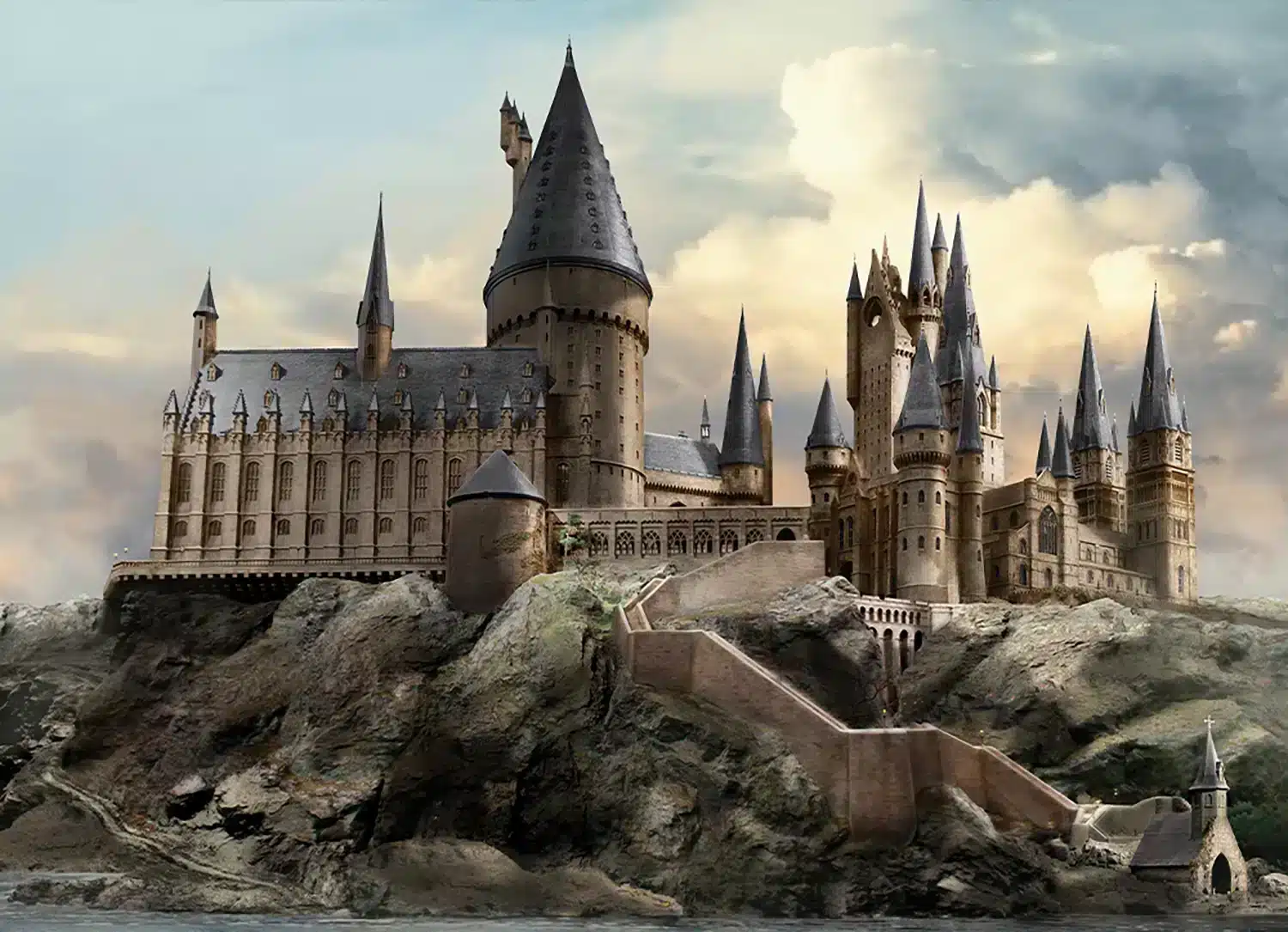 Harry Potter Hogwarts View | Made-to-Measure Kids Wallpaper | Artlook | FTD5P 352185